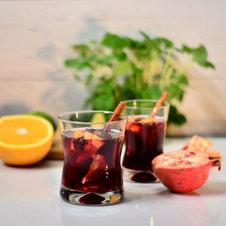 Komplet Niskie Szklanki do Whisky X-Line Krosno 6 x 290 ml Zwężane Nowoczesne