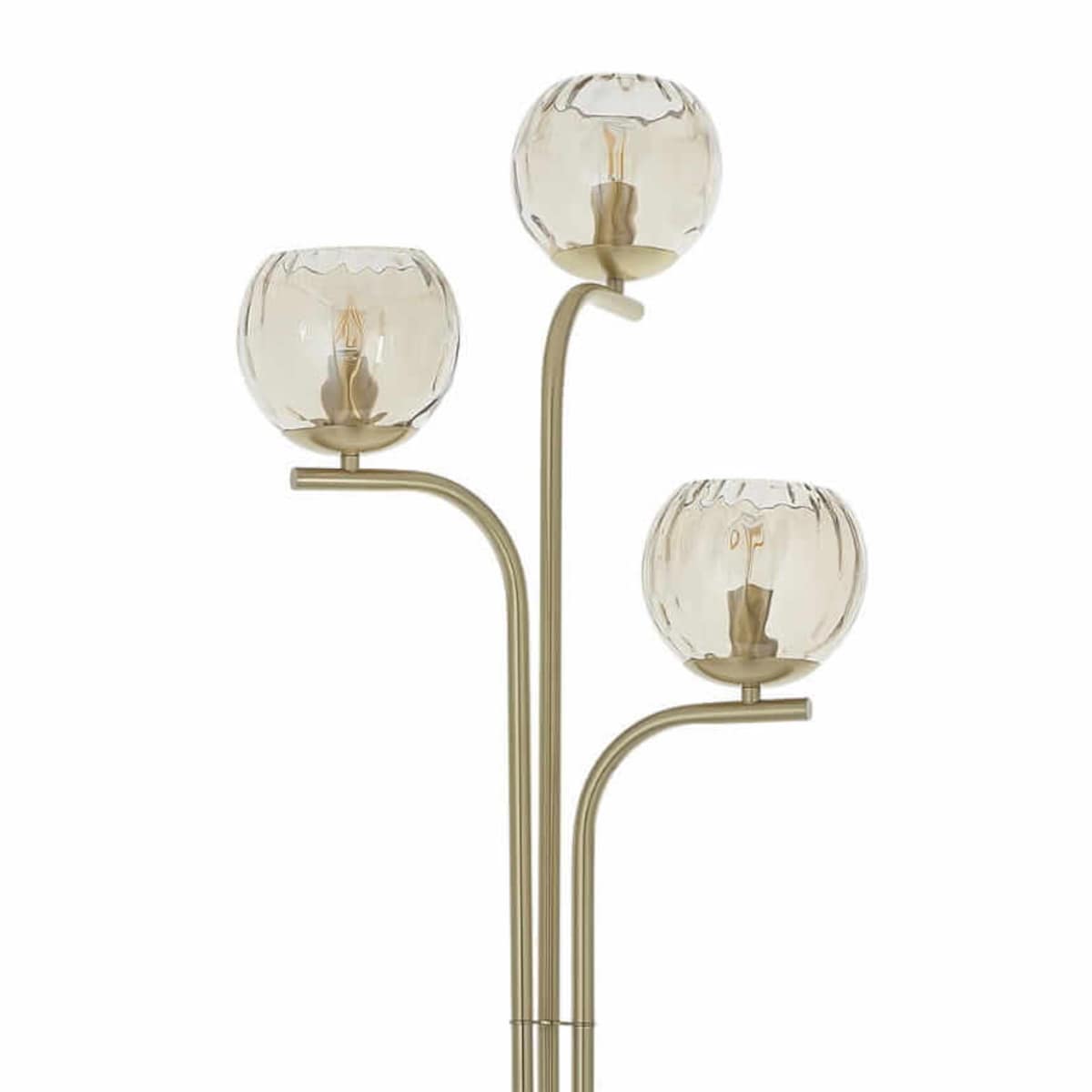 Podłogowa lampa molekułowa Dimple 91974 Endon bubbles złota przezroczysta