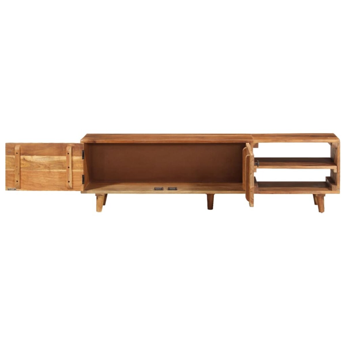 vidaXL Szafka pod TV, akacja w miodowym kolorze, 140x30x40 cm