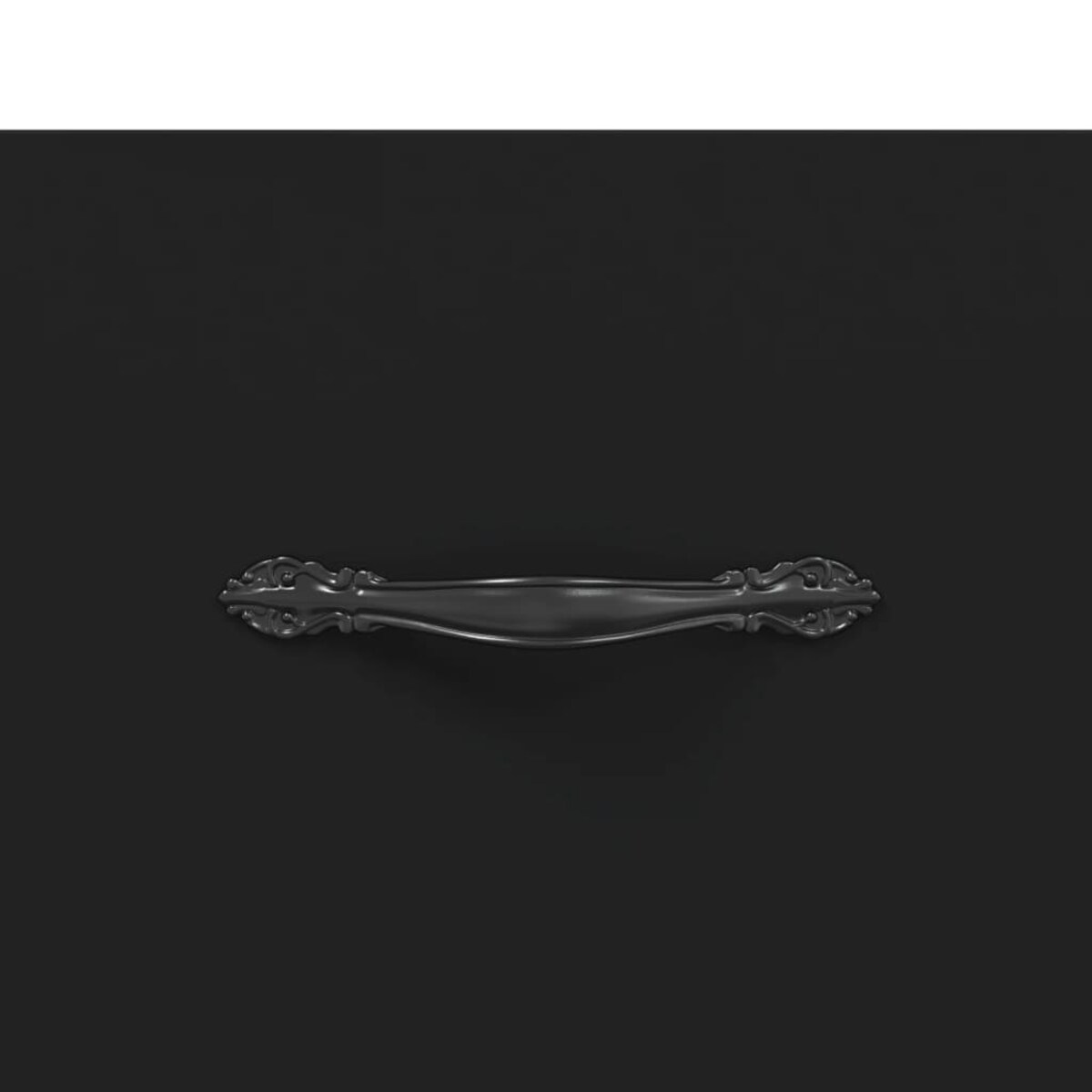 vidaXL Szafka nocna, czarna, 40x40x66 cm, materiał drewnopochodny