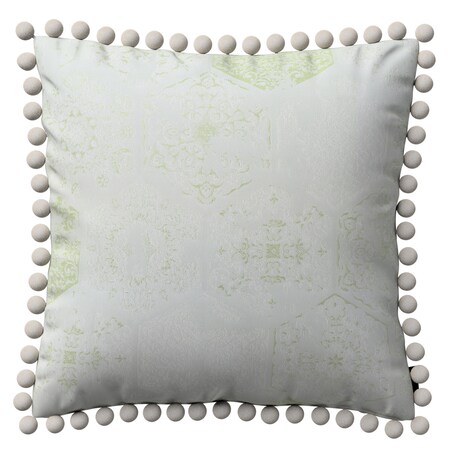Poszewka Wera na poduszkę 45x45 zielony ornament