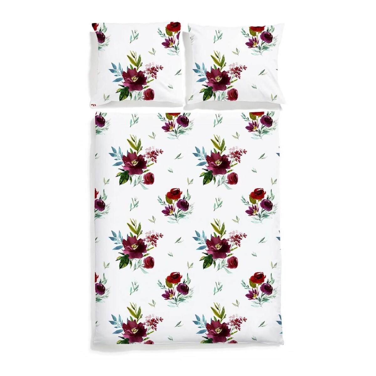 Pościel Bukiety 150/200 + 50/60 cm