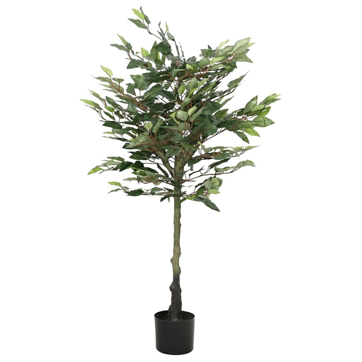 vidaXL Sztuczne drzewo Ficus 480 liści 130 cm zielone