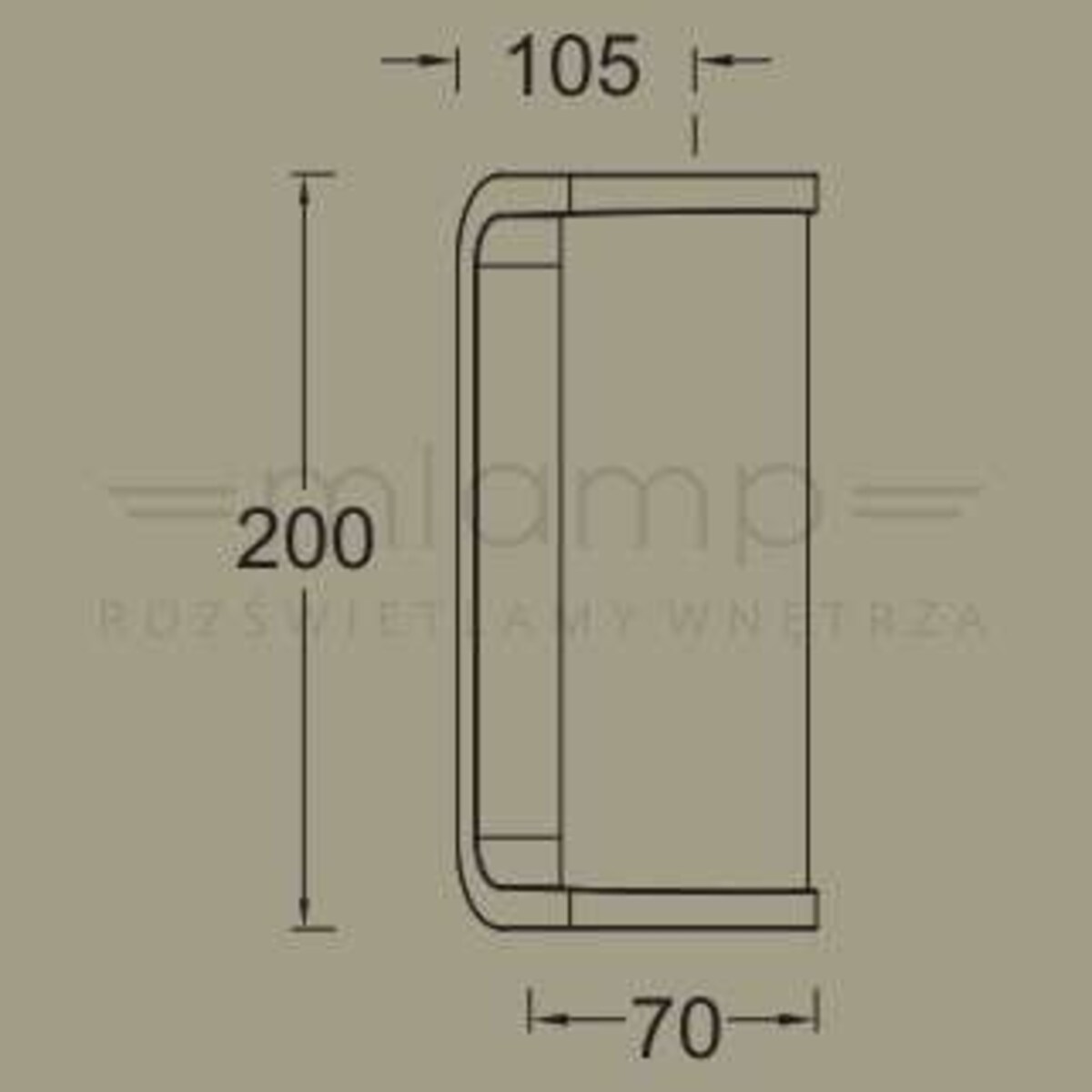 Ścienna LAMPA ogrodowa ADALYN 5193602118 Lutec kinkiet OPRAWA metalowa LED 10W 3000K tuba outdoor IP44 szary