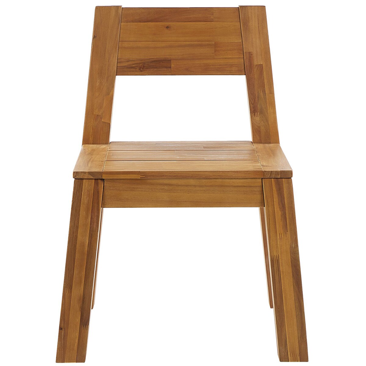 Zestaw 6 krzeseł ogrodowych LIVORNO Drewno akacjowe Brązowy