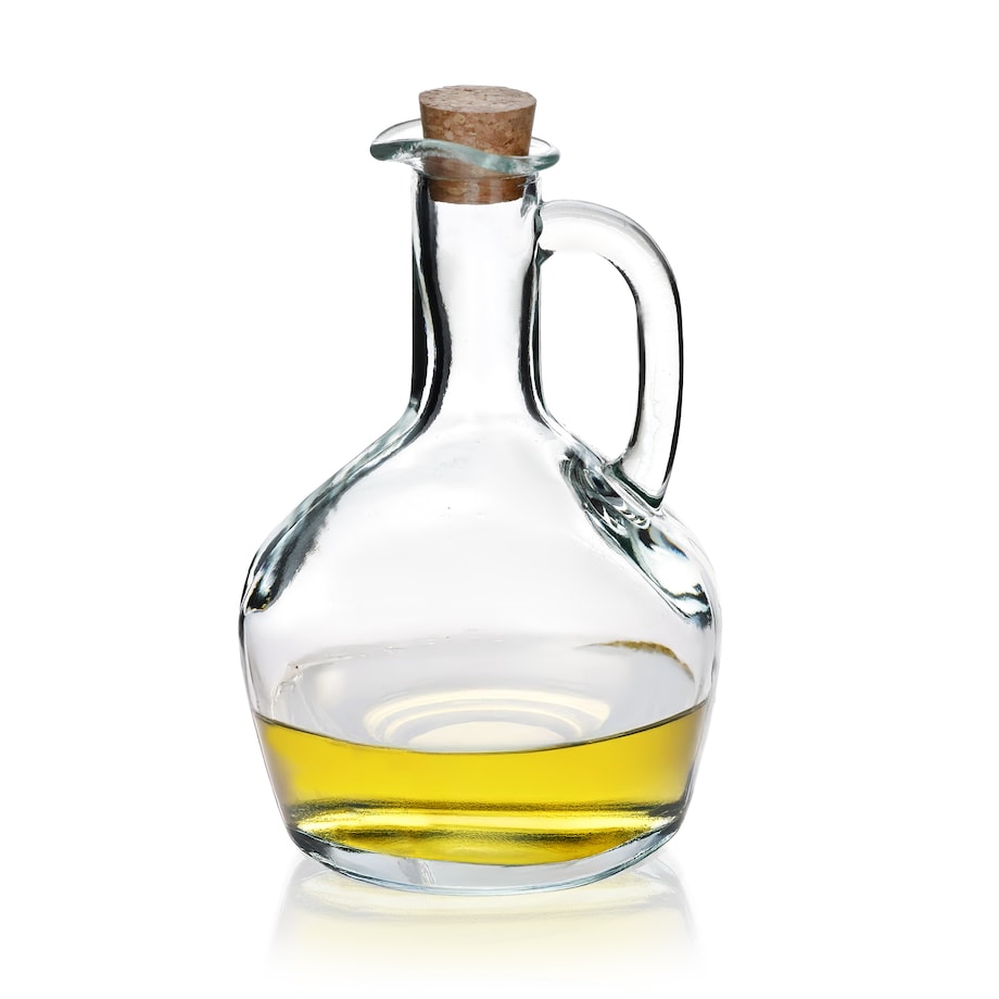 MODERN KITCHEN Karafka szklana z korkiem 400ml 10x8x15.5cm