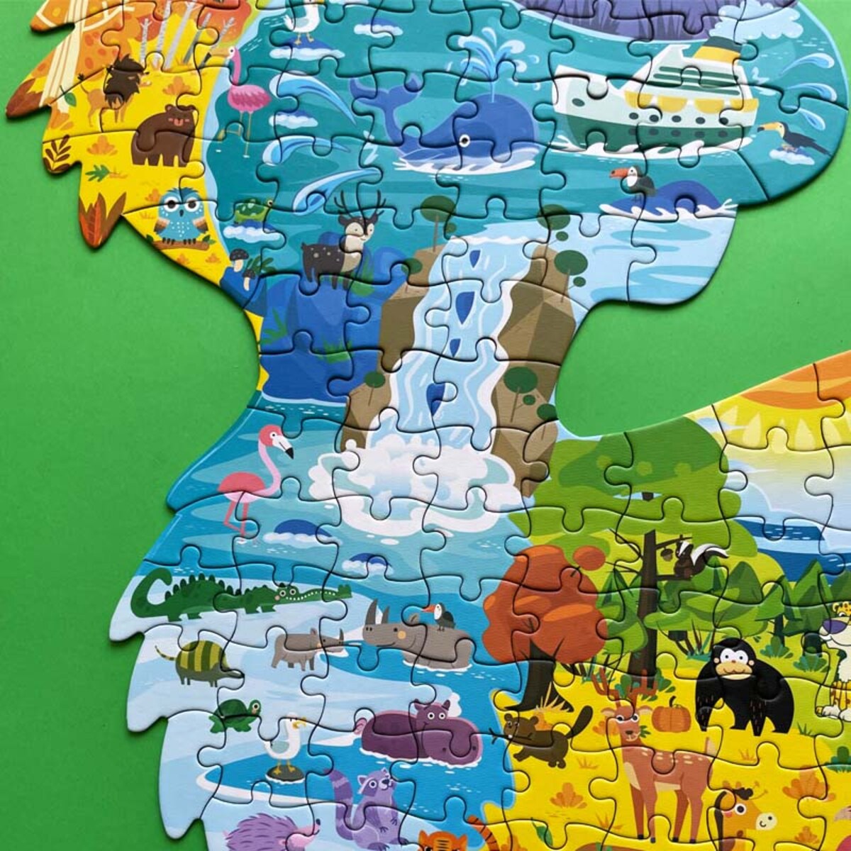 Puzzle edukacyjne - KRÓL LEW - 180 szt