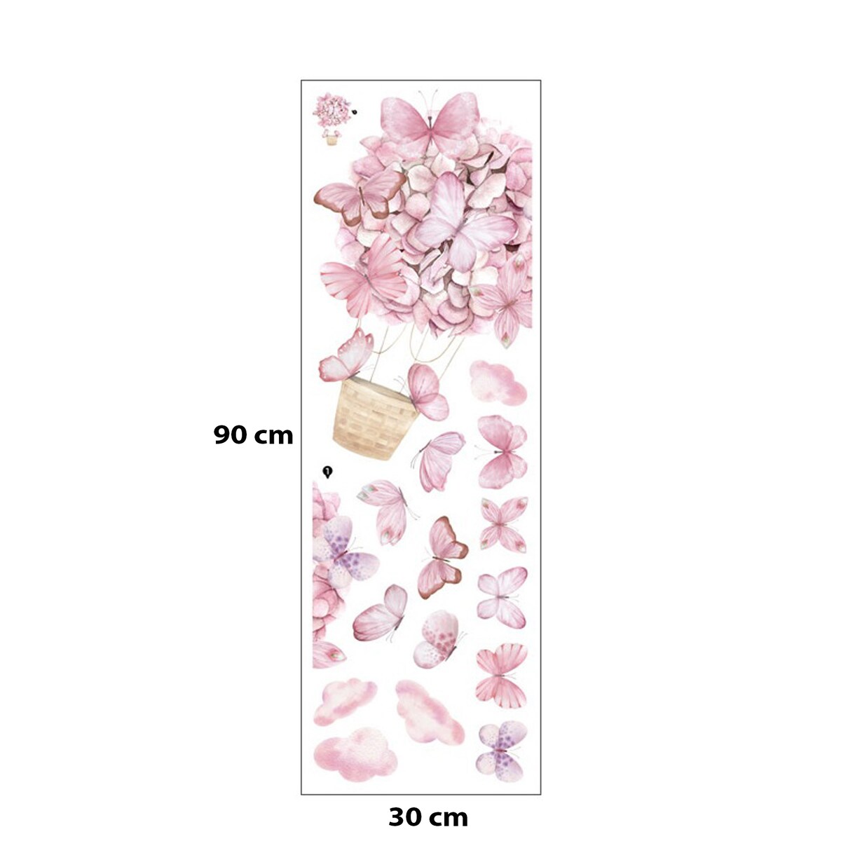 naklejki na ścianę do pokoju dziecka, sipo, motyle