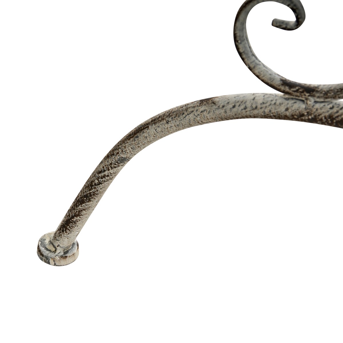 Stolik bistro NURRA 80 cm 36 cm Metal Szary