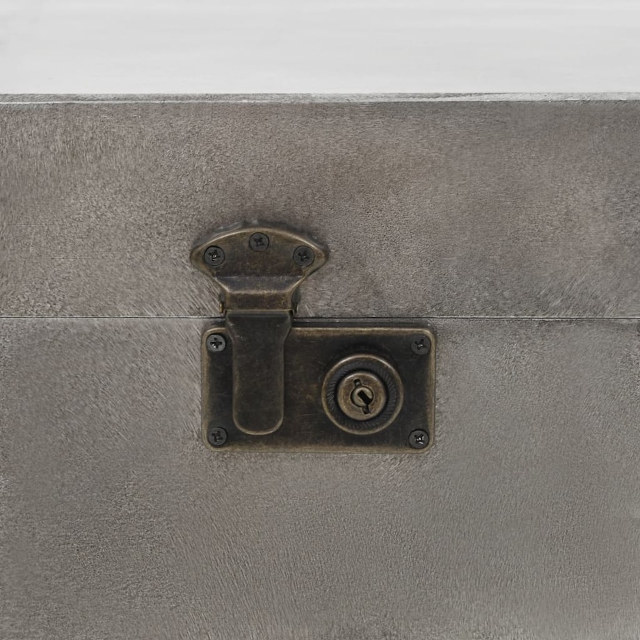 vidaXL Stolik kawowy z płyty MDF i aluminium, 102 x 51 x 47,5 cm