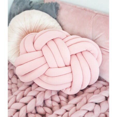 LOV.WOOD PODUSZKA SUPEŁ PRECEL PUDROWY RÓŻ