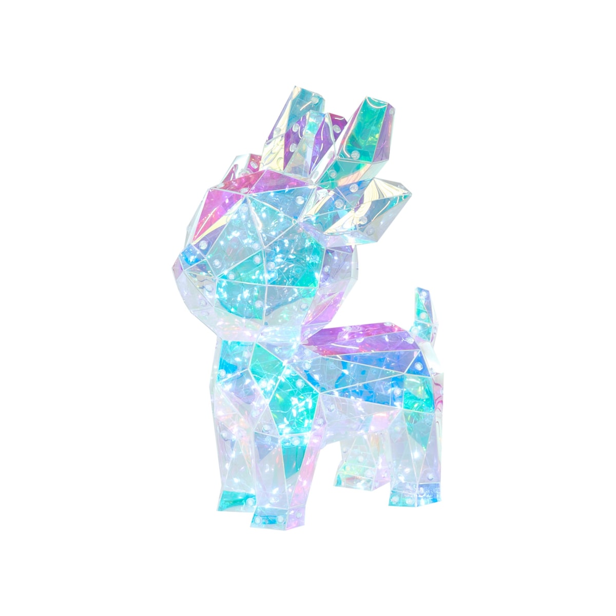 Dekoracja LED PIENI Renifer 28 cm Kolorowy