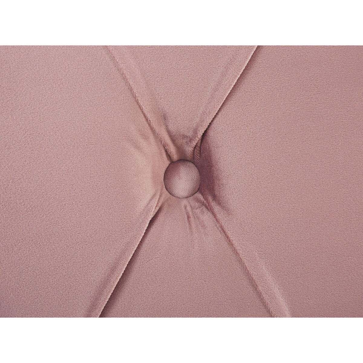 Łóżko welurowe 160 x 200 cm różowe AVALLON