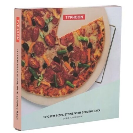 Kamień do pizzy z uchwytem World Foods, 33 cm, Typhoon