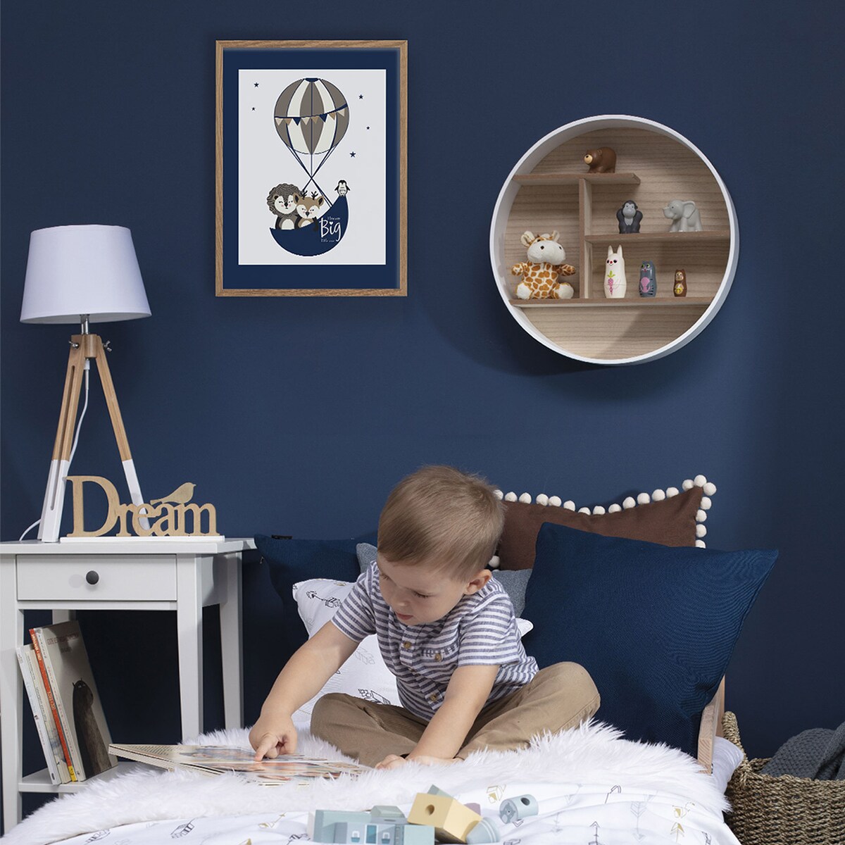 Obrazek Grow Up blue, 30x40cm