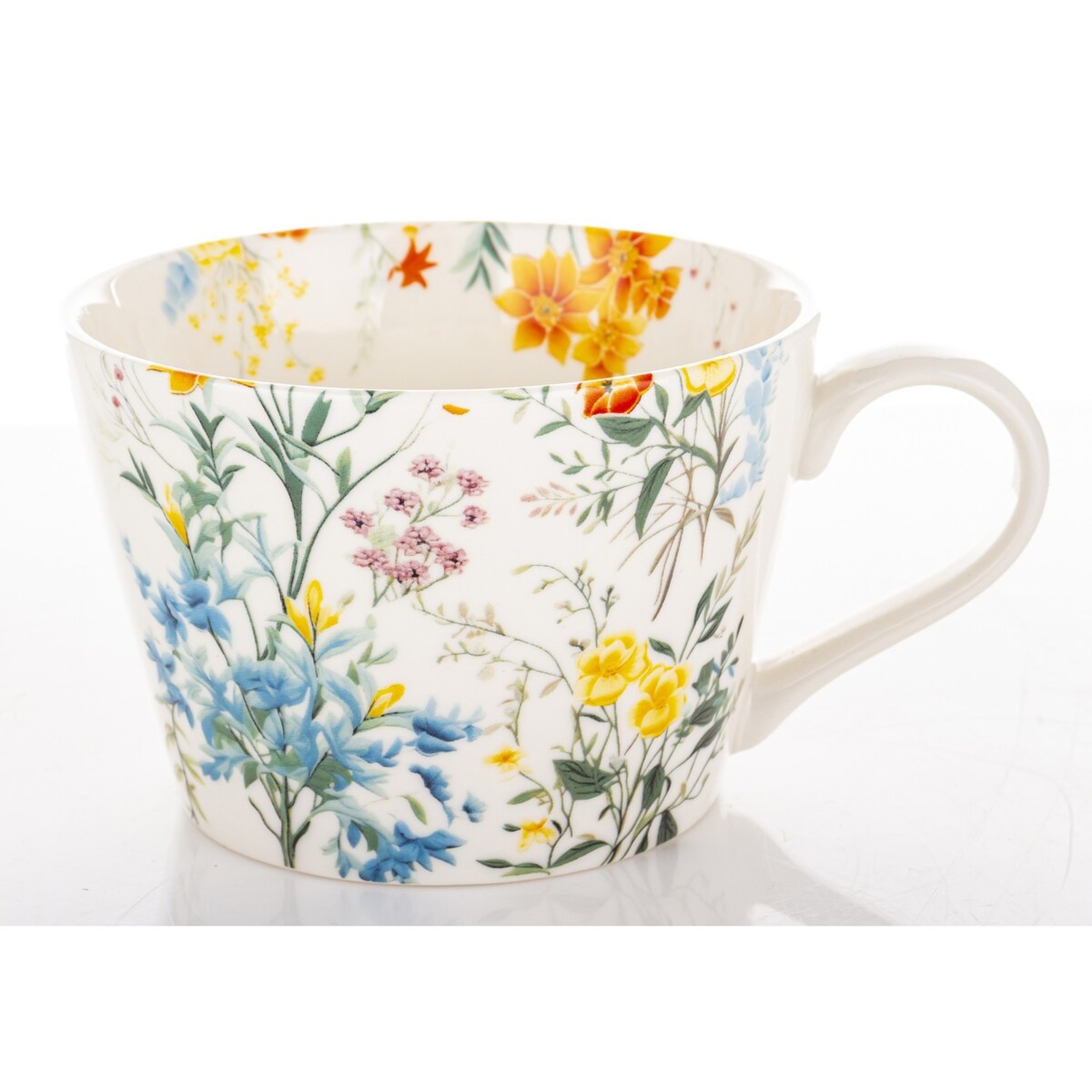Kubek porcelanowy 450 ml FLORES lato 8x15x11,5 cm