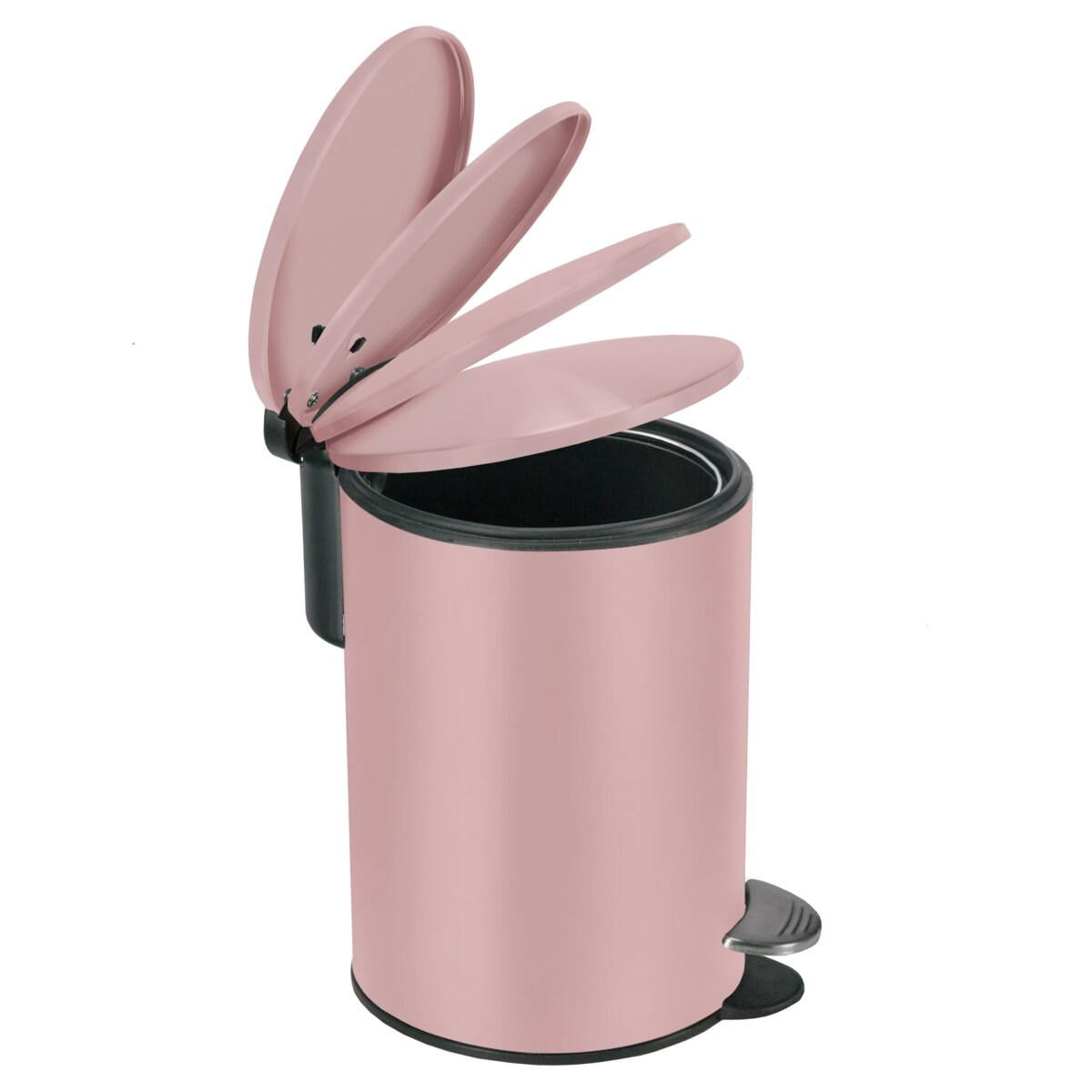 Kleine Wolke Silence Kosz łazienkowy różowy wkład/ciche zamykanie 3 litry