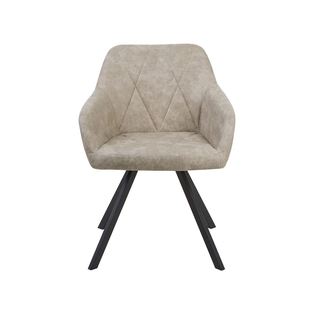 Zestaw 2 krzeseł beżowy MONEE