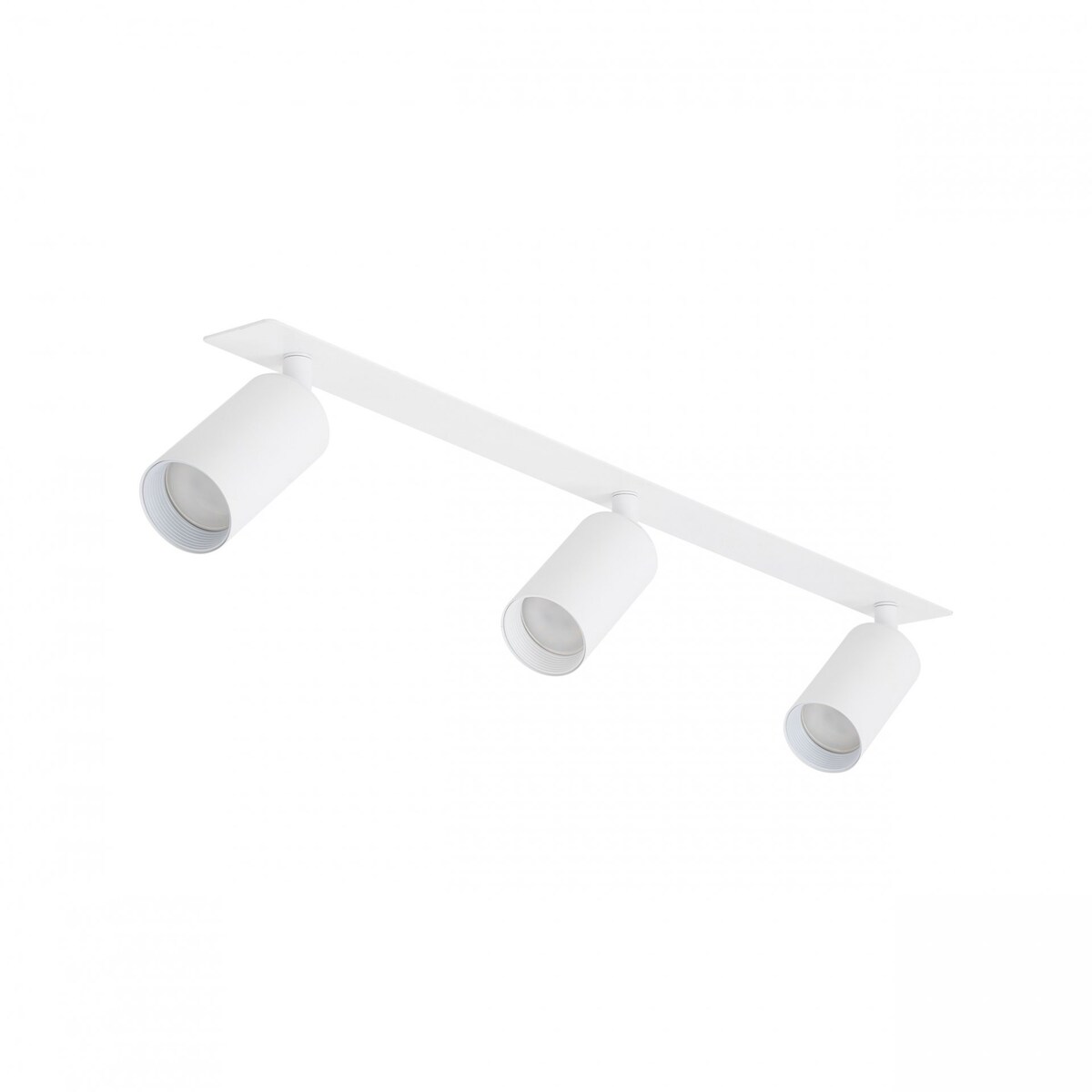 Lampa podtynkowa potrójna TK Lighting AMIS WHITE 10812 – 3x GU10 regulowane spoty białe ze złotym akcentem