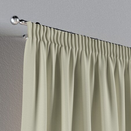 Zasłona na taśmie marszczącej 1 szt. 130x245 jasna oliwka