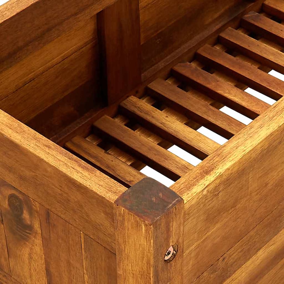 vidaXL Podwyższona donica ogrodowa, drewno akacjowe, 100x30x25 cm