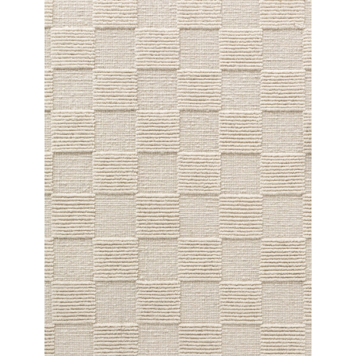 Dywan wełniany do salonu 200x300cm, kremowy nowoczesny wzór 3D
