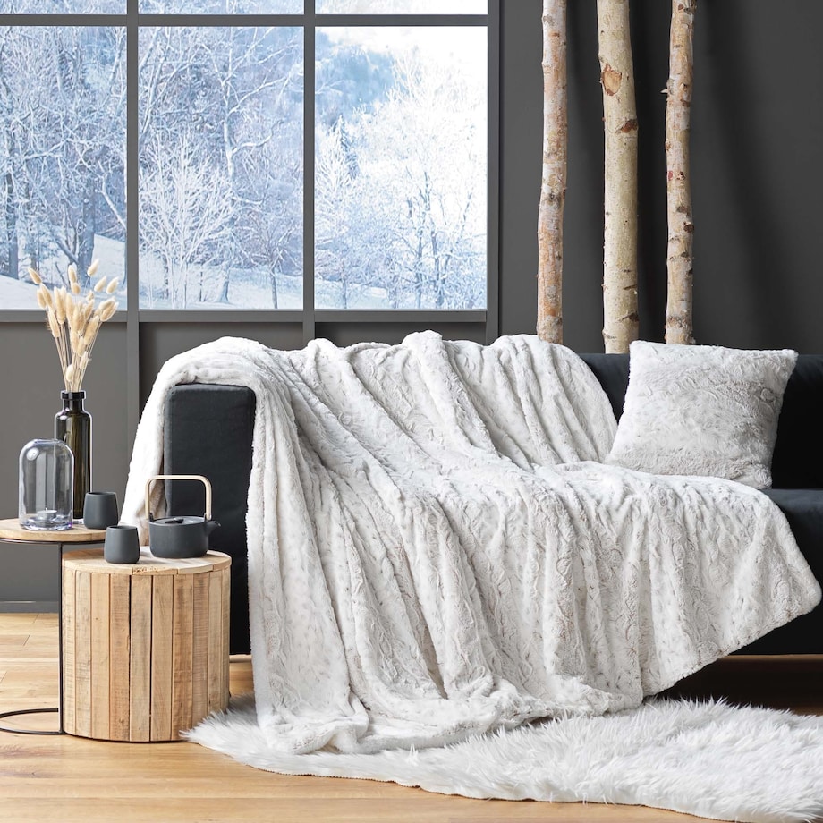 Poszewka dekoracyjna, imitacja futra, 45x45 cm ARTICO