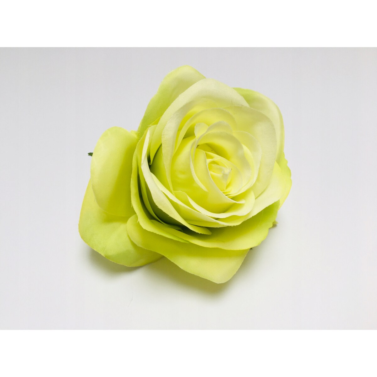 6x RÓŻA SZTUCZNA główka kwiatowa wyrobowa STROIKA ZIELONA ładna kompozycja