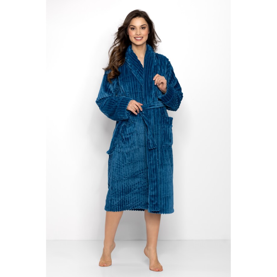 Szlafrok One And Only Long Turquoise Turquoise, S