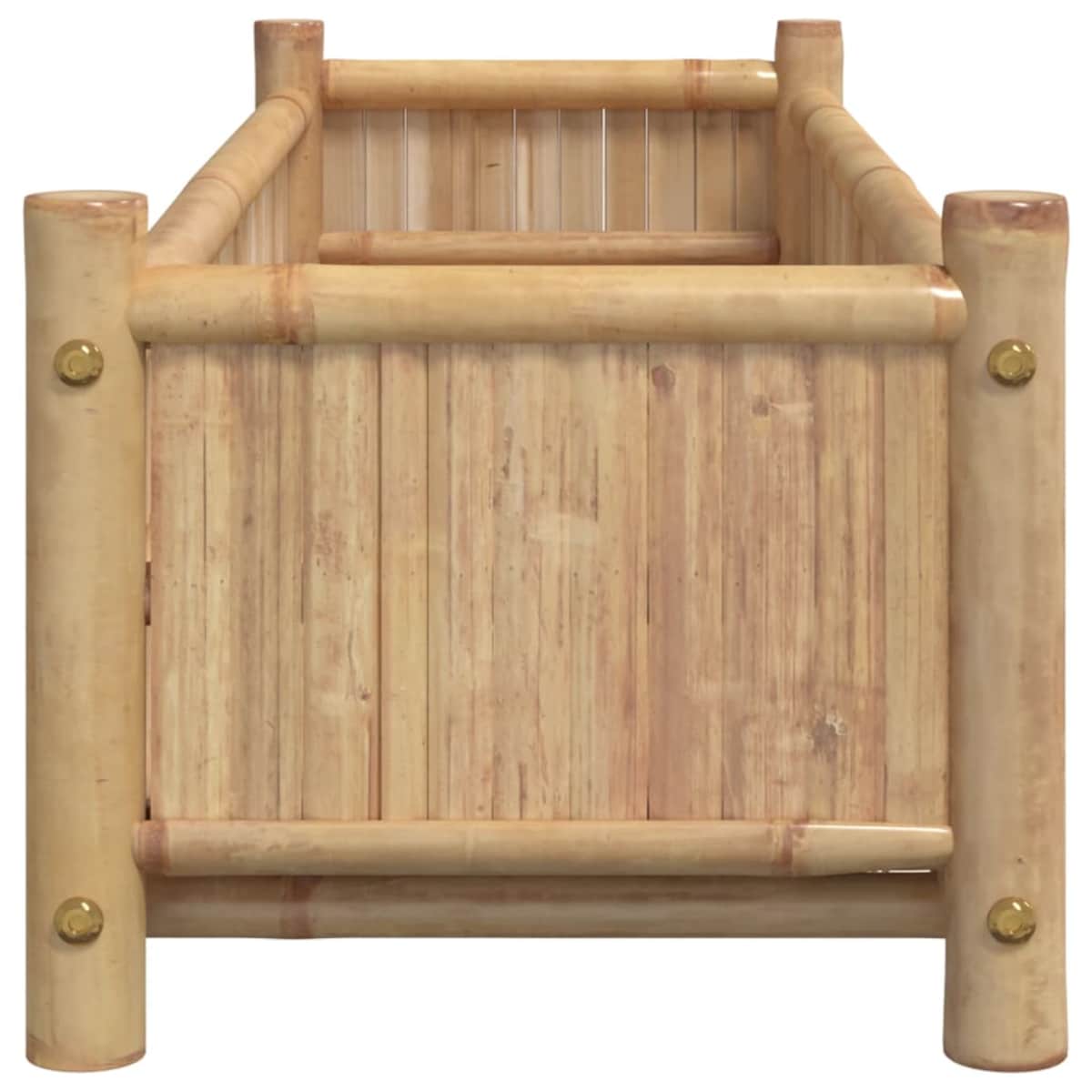 vidaXL Donica, 100x30x25 cm, bambusowa