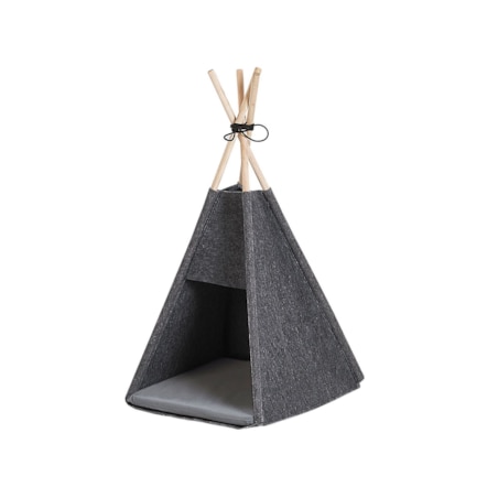 Namiot tipi dla kota 35 x 40 cm ciemnoszary ULUBEY