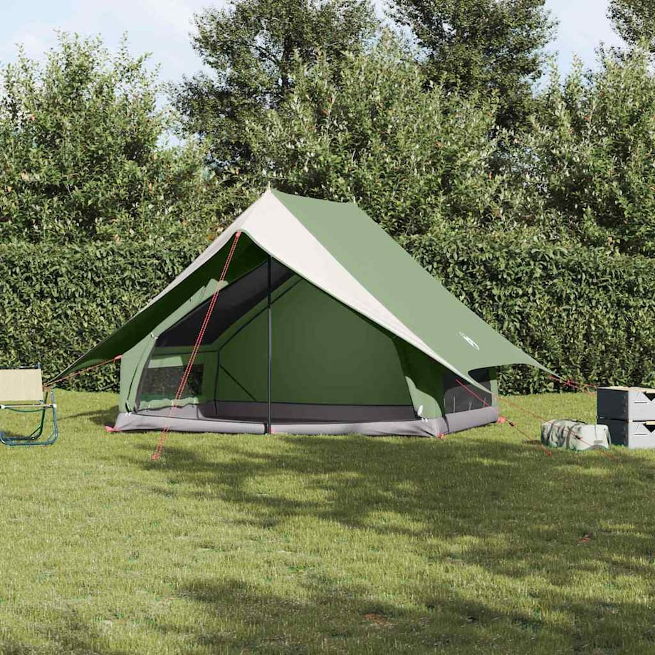 vidaXL Namioty z dachem Zielony 256 x 266 x 185 cm Poliester