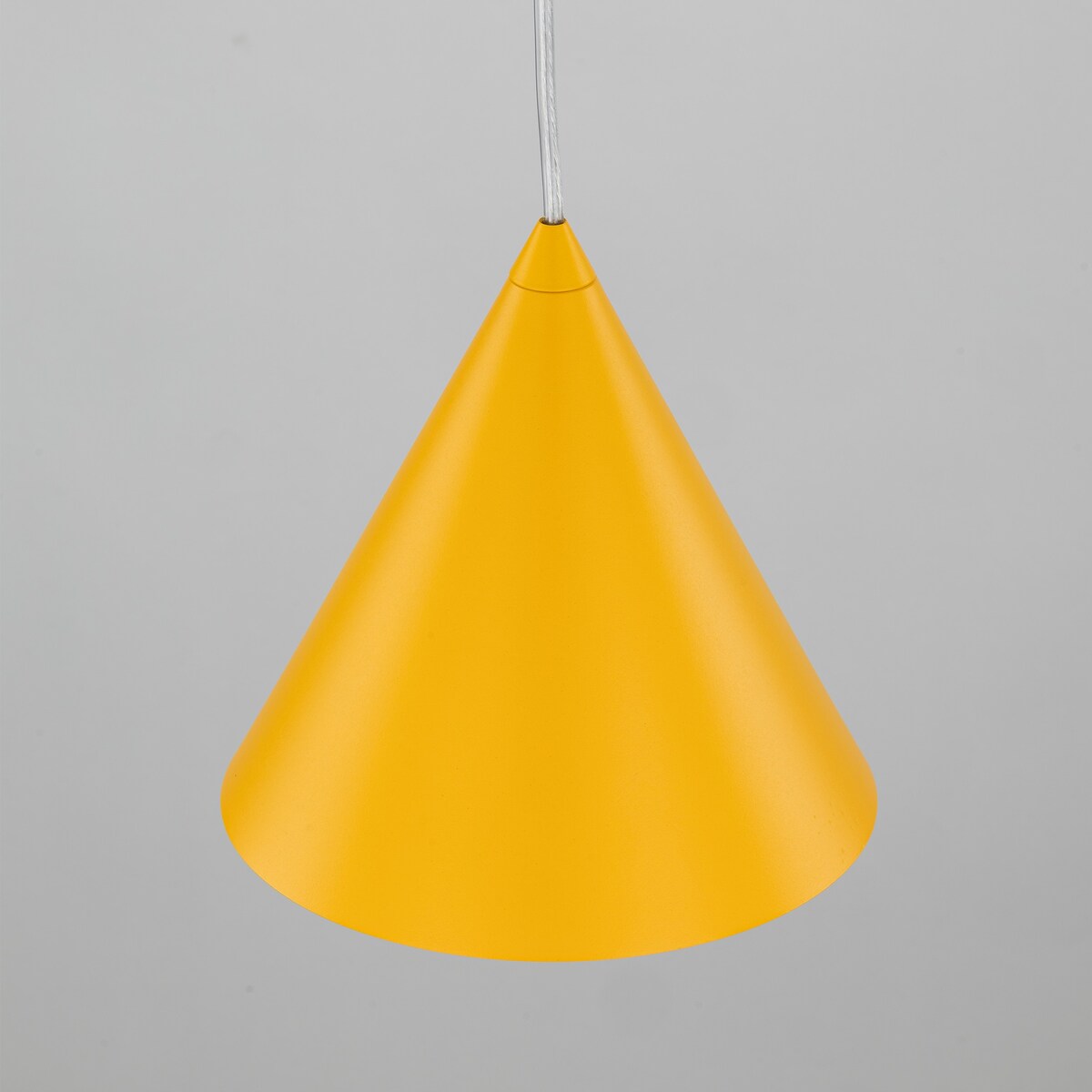 Żółta Lampa Wisząca Stożek Metalowy Cono Tk Lighting S