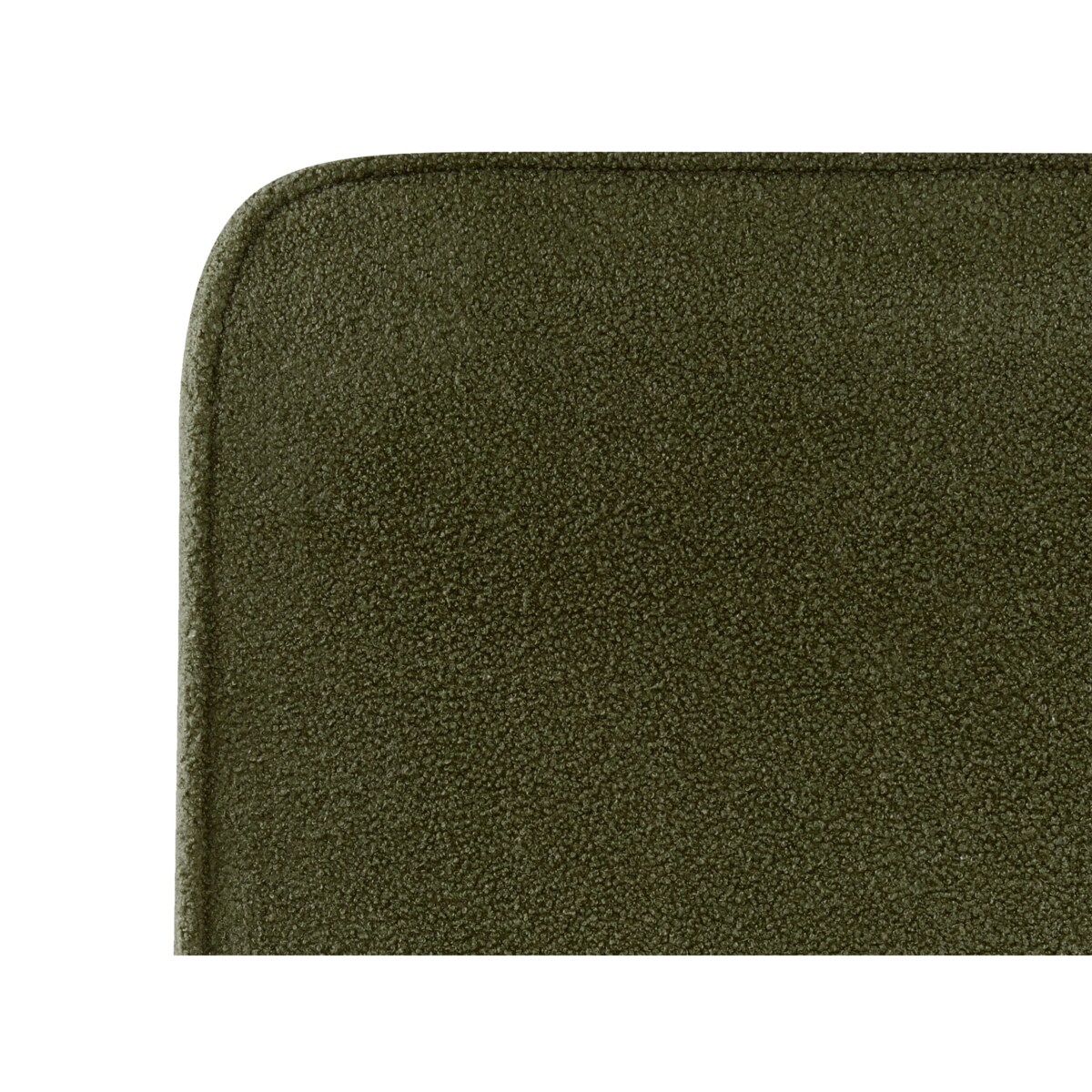 Łóżko Boucle VALOGNES 160 x 200 cm Ciemnozielony