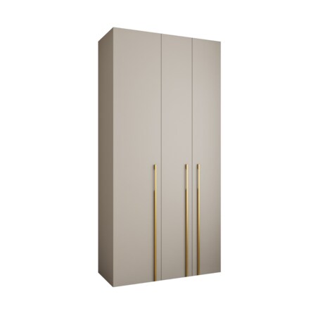 Szafa trzydrzwiowa Como 3 120 gł.40 kaszmir+złoty
