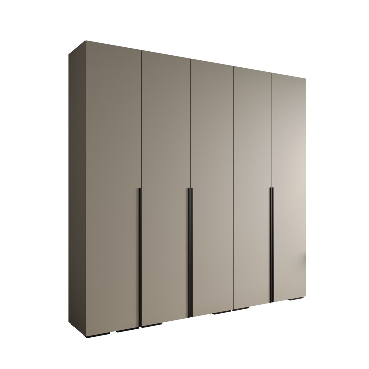 Szafa ubraniowa Garderoba INOVA 1 2,5SZ Kaszmir+Czarny