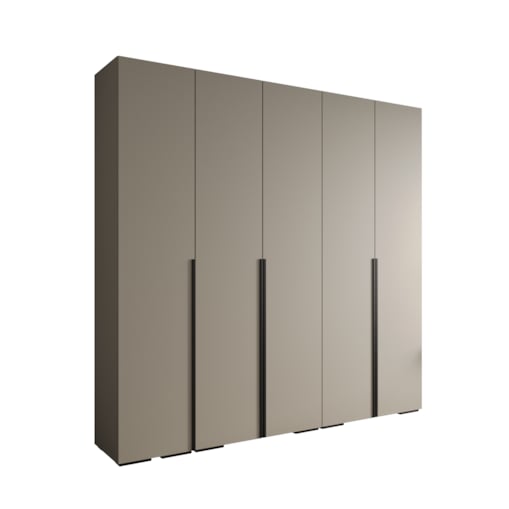 Szafa ubraniowa Garderoba INOVA 1 2,5SZ Kaszmir+Czarny