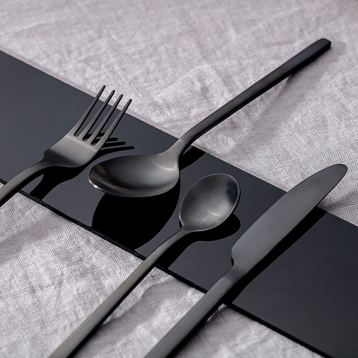 Sztućce Metro Black 4szt.