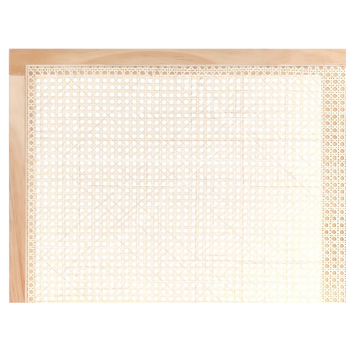 Łóżko Drewno sosnowe SALERNAS 180 x 200 cm Jasnobrązowy