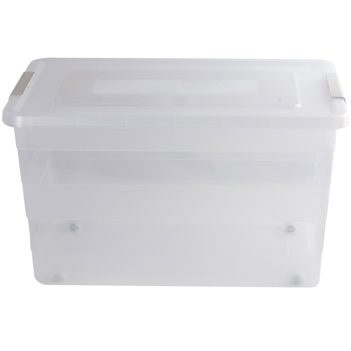 Pojemnik Plastikowy Pudełko Plastikowe Z Pokrywką Na Kółkach Pudło Box 55L