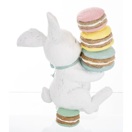 Dekoracja - królik BUNNY z ciasteczkami 16,5x7,5x11 cm