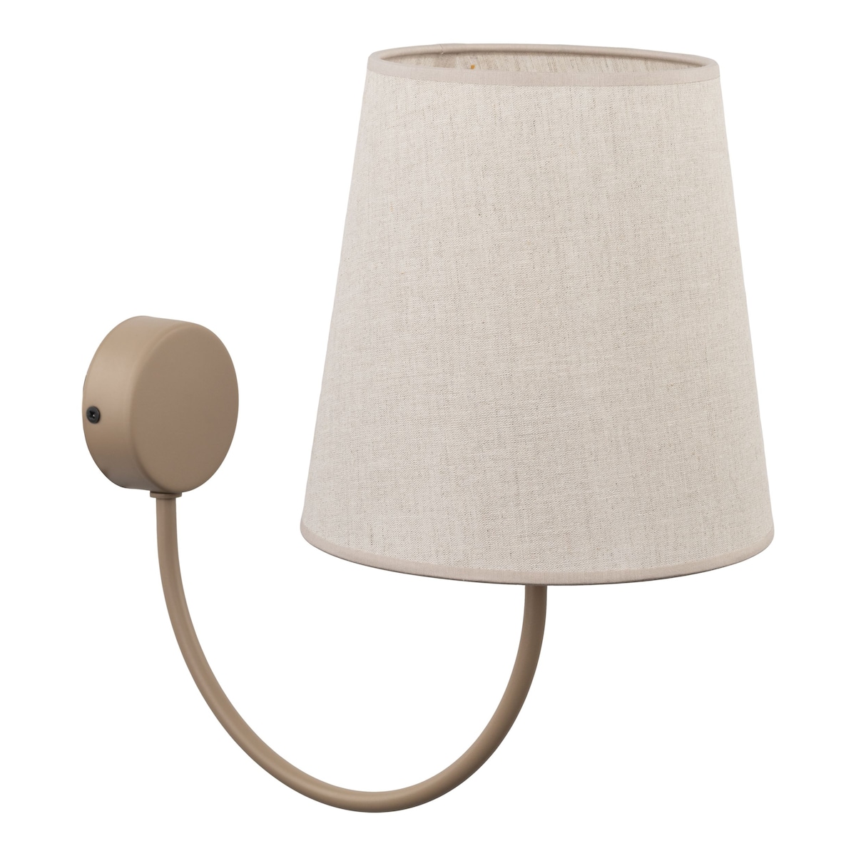 Kinkiet TK Lighting CANDI SABIA 11071 beżowy E27 – elegancka lampa ścienna do salonu, sypialni i korytarza