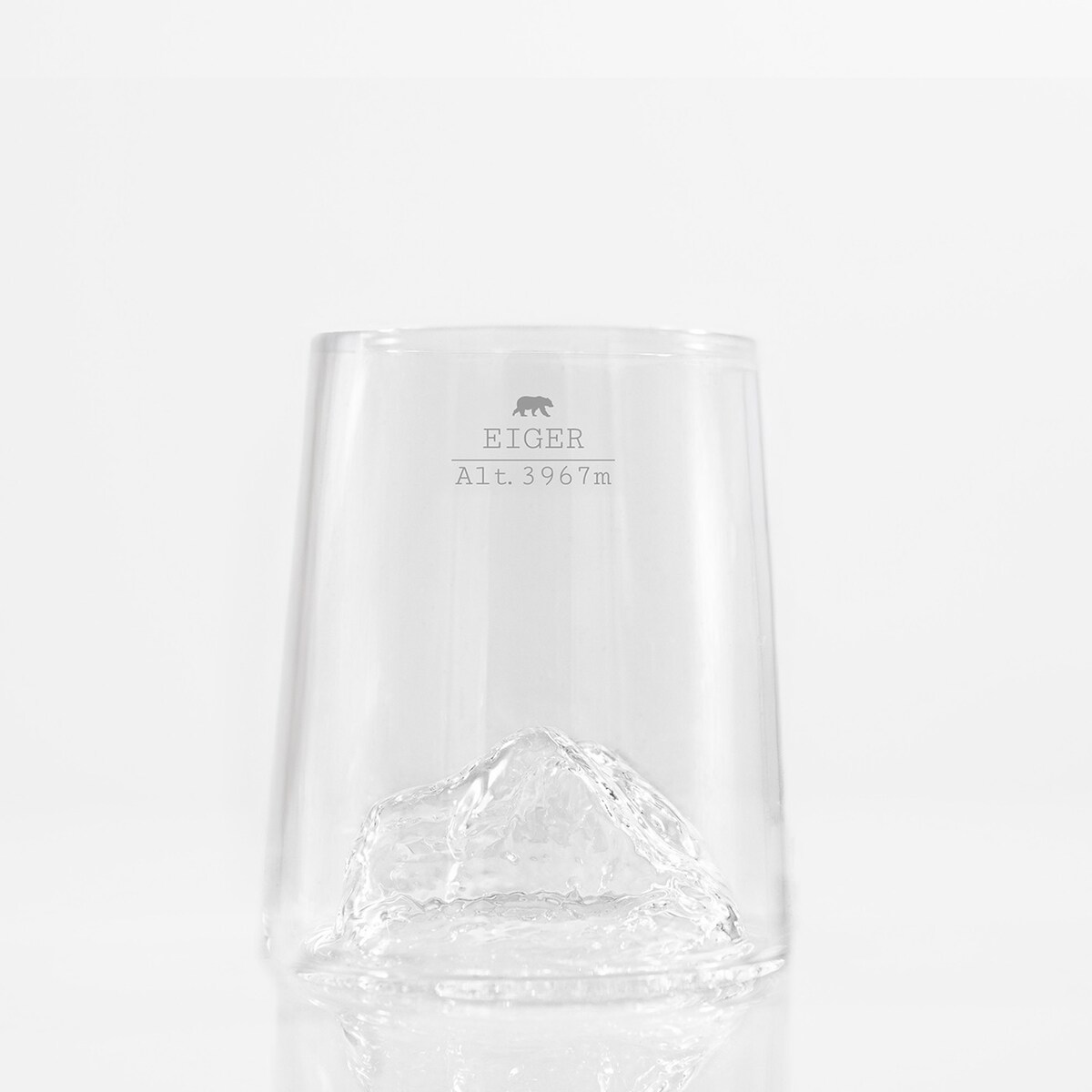 Zestaw 4 kieliszków - Topographic - Swiss Edition