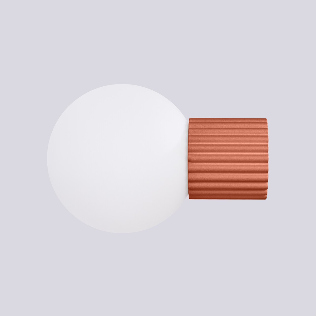 Kinkiet HALO ochra czerwona IP44