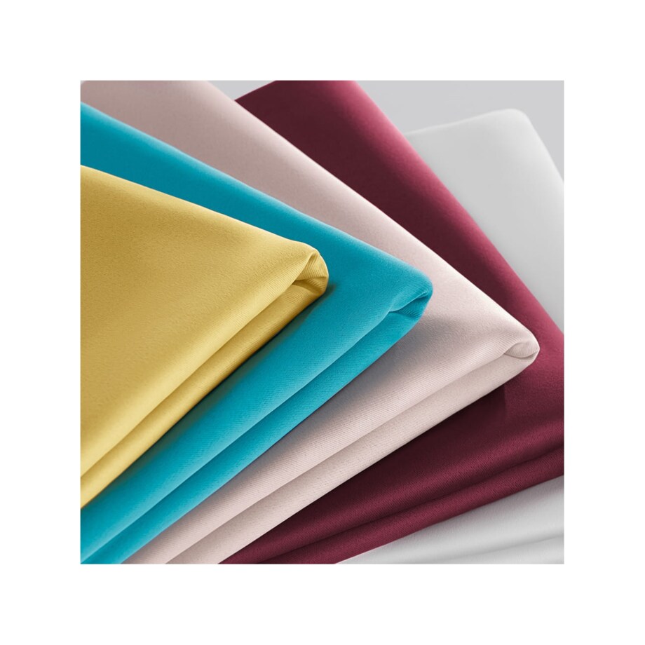 Zasłona Pudrowy Róż 140 x 260 Przelotki Kółka do Salonu Sypialni Dekoracyjna