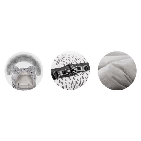 Śpiworek zimowy do wózka gondoli na sanki gruby Ricokids