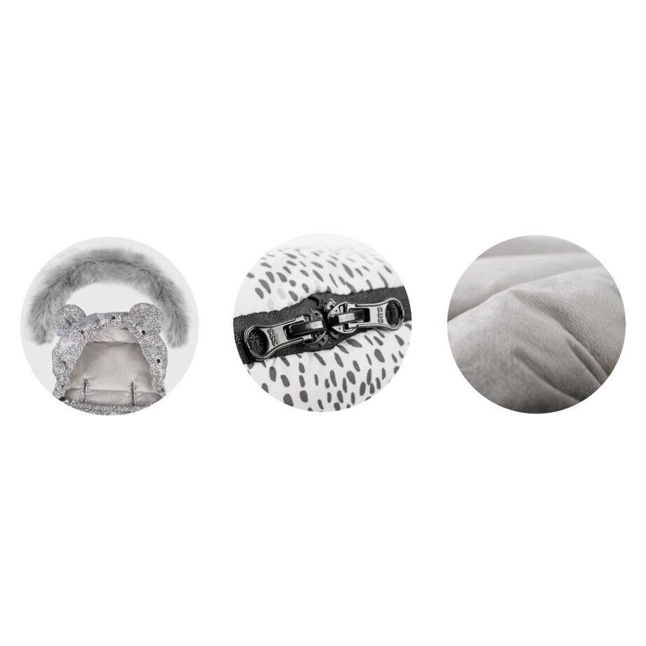 Śpiworek zimowy do wózka gondoli na sanki gruby Ricokids