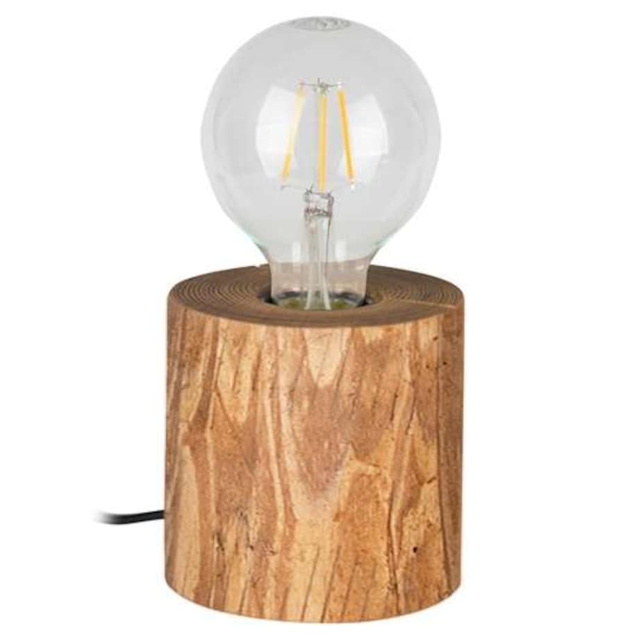 Biurkowa LAMPKA ekologiczna TRABO TABLE 76911151 Spotlight drewniana LAMPA stołowa ekologiczna sosna bejcowana