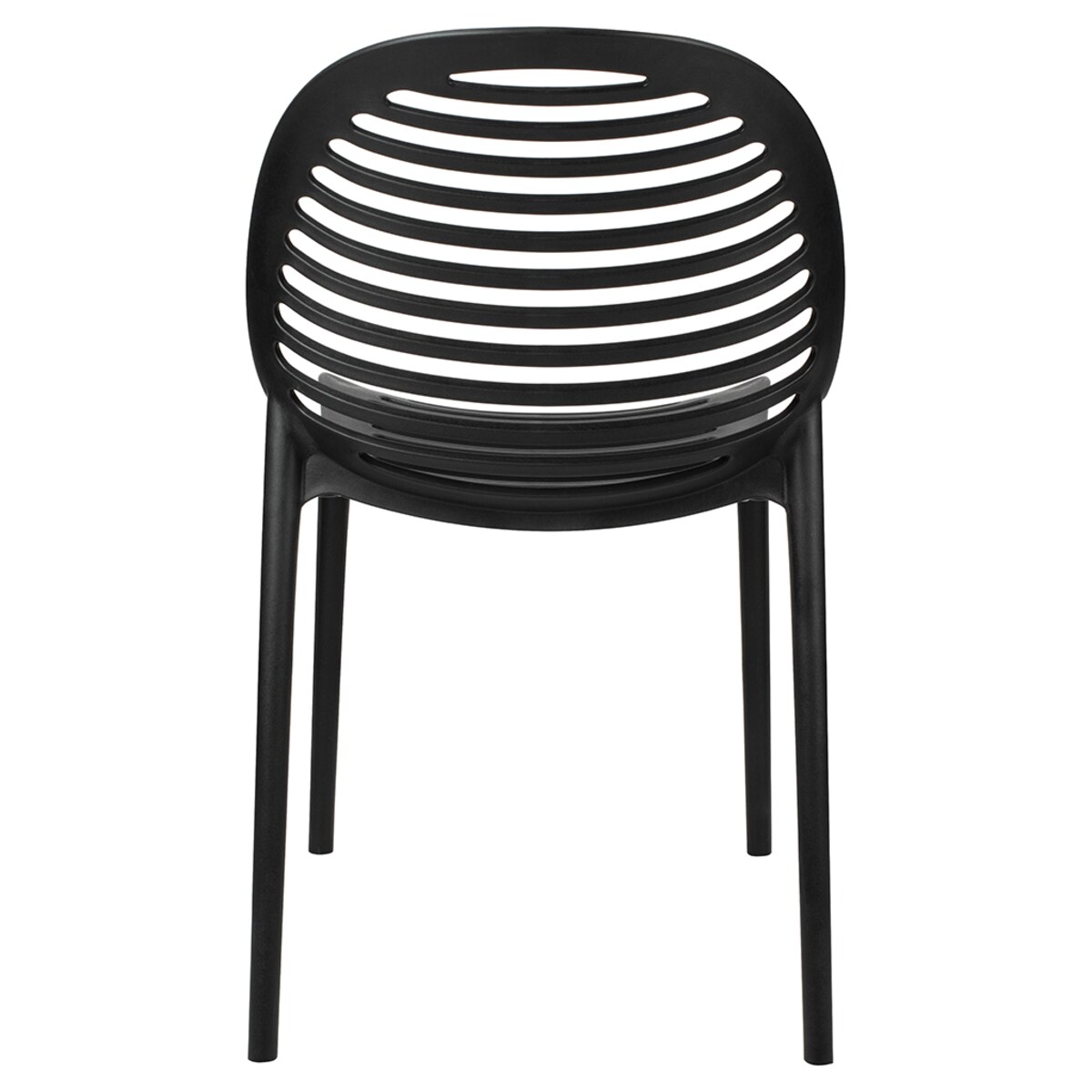 Krzesło SUNNY czarne - polipropylen
