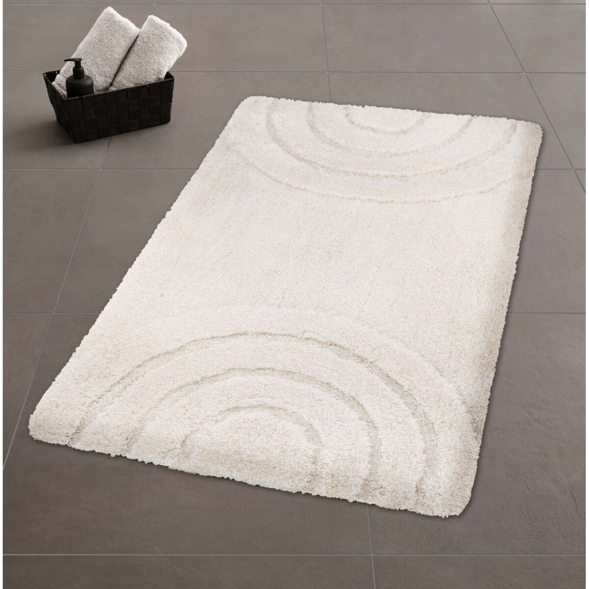 Kleine Wolke Bow Dywanik łazienkowy beżowy 70x120 cm